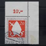 Deutschland (BRD), MiNr. 199 Ecke rechts oben, gestempelt