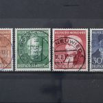 Deutschland (BRD), MiNr. 153-159, gestempelt