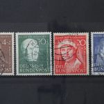 Deutschland (BRD), MiNr. 143-146, gestempelt, BPP Signatur