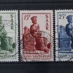 Saarland, MiNr. 293-295, gestempelt, BPP Signatur