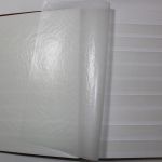 Einsteckalben-Posten, 11 gebrauchte Einsteckalben mit weißen Seiten