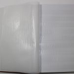 Einsteckalben-Posten, 10 gebrauchte Einsteckalben mit weißen Seiten