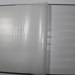 Einsteckalben-Posten, 10 gebrauchte Einsteckalben mit weißen Seiten