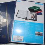 Einsteckalben-Posten, 11 gebrauchte Einsteckalben mit schwarzen Seiten