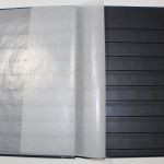 Einsteckalben-Posten, 11 gebrauchte Einsteckalben mit schwarzen Seiten