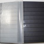 Einsteckalben-Posten, 11 gebrauchte Einsteckalben mit schwarzen Seiten