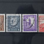 Sowj. Zone, MiNr. 150-155 X, gestempelt