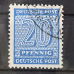 Sowj. Zone, MiNr. 134 Y w, gestempelt, BPP Signatur