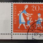 Deutschland (BRD), MiNr. 251 Ecke links unten, gestempelt