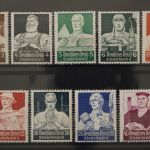 Deutsches Reich, MiNr. 556-564, Falz
