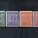 Sowj. Zone, MiNr. 116-119 D X, postfrisch, BPP Signatur
