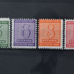 Sowj. Zone, MiNr. 116-119 B X, postfrisch, BPP Signatur