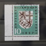 Deutschland (BRD), MiNr. 249, Ecke links unten, gestempelt