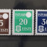 Estland, MiNr. 1-3 x, postfrisch