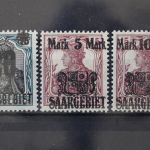 Saargebiet, MiNr. 50-52, postfrisch