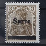 Saargebiet, MiNr. 3 Type I, postfrisch, BPP Signatur