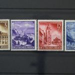 Deutsches Reich, MiNr. 806-809, Falz