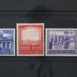 Deutsches Reich, MiNr. 803 + 804-805, Falz
