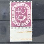 Deutschland (BRD), MiNr. 133 Unterrand, postfrisch, BPP Signatur