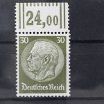 Deutsches Reich, MiNr. 490 Oberrand Walze, postfrisch, BPP Signatur