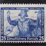 Deutsches Reich, MiNr. 506 A, Falz