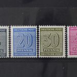 Sowjetische Zone, MiNr. 127-136 z, postfrisch
