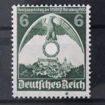 Deutsches Reich, MiNr. 586 Farbfleck, postfrisch