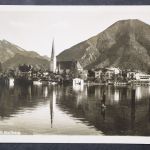 Egern mit Wallberg, vom See aus gesehen