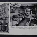 Hamburg, Hotel "Zur alten Post", Inh. Hulda Heyermann, Innenansicht