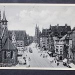 Nürnberg, Königstrasse mit Mauthalle u. Lorenzkirche