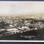Würzburg, Blick von der Frankenwarte auf die Stadt