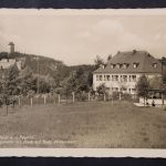Neuhaus an der Pegnitz, Posterholungsheim, Blick auf Burg Veldenstein