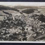 Lobenstein in Th. Blick auf dem Ort, Original-Fliegeraufnahme