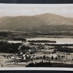 Latschach, Ortsansicht mit Faakersee und Görlitzen, Österreich