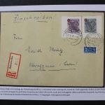 Franz. Zone Baden, MiNr. 42-45 B, Brief, BPP Kurzbefund