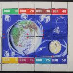 DDR, MiNr. 926-933 Kleinbogen, rechter Rand ndgz, gestempelt