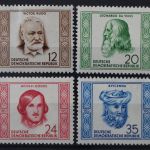 DDR, MiNr. 311-314, Falz