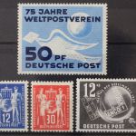 DDR, MiNr. 242-245, Jahrgang 1949, Falz