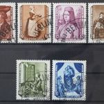 DDR, MiNr. 504-509, gestempelt