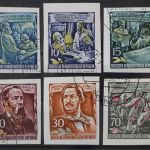 DDR, MiNr. 485-490 B, gestempelt