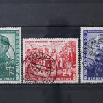 DDR, MiNr. 286-288, gestempelt