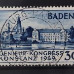 Franz. Zone Baden, MiNr. 46 II, Falschstempel