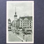 Brünn, Kirchgasse mit Straßenbahnen