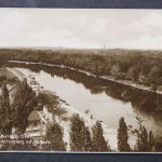 Bernburg-Saale, Blick vom Schlossberg auf die Saale