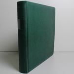 Lindner, grüner Ringbinder, 18-Ring-Mechanik