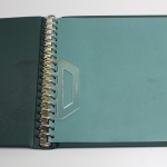 Lindner, grüner Ringbinder, 18-Ring-Mechanik