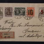 Polen, MiNr. 135-136 + andere Marken, Brief, Altsignatur