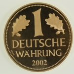 Deutschland, 1 Deutsche Währung, Goldmedaille, 10 g, 900er, Polierte Platte / Proof