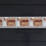 Berlin, MiNr. 799 A R, 5er Streifen, ZN 150, postfrisch