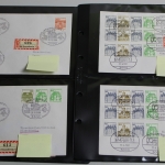 Deutschland (BRD) Letterset, 40 Belege, darunter auch Einschreiben
